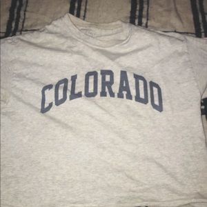 cropped colorado shirt sleeve shirt
